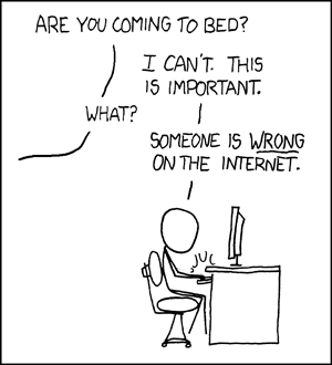 xkcd comic Duty Calls
