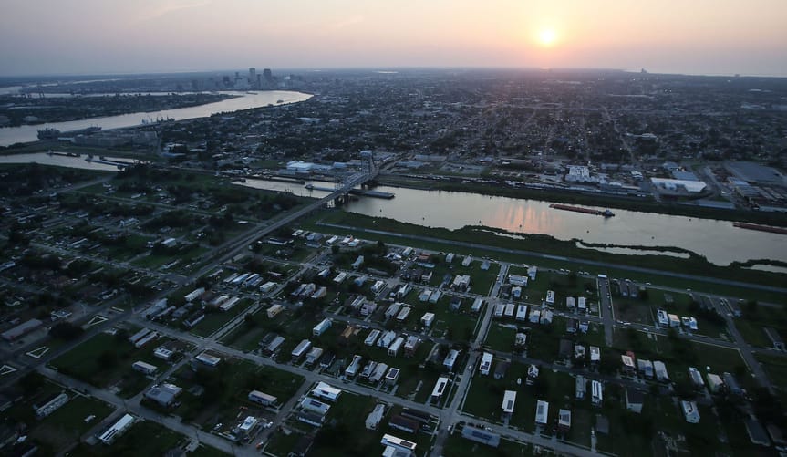 New Orleans from above