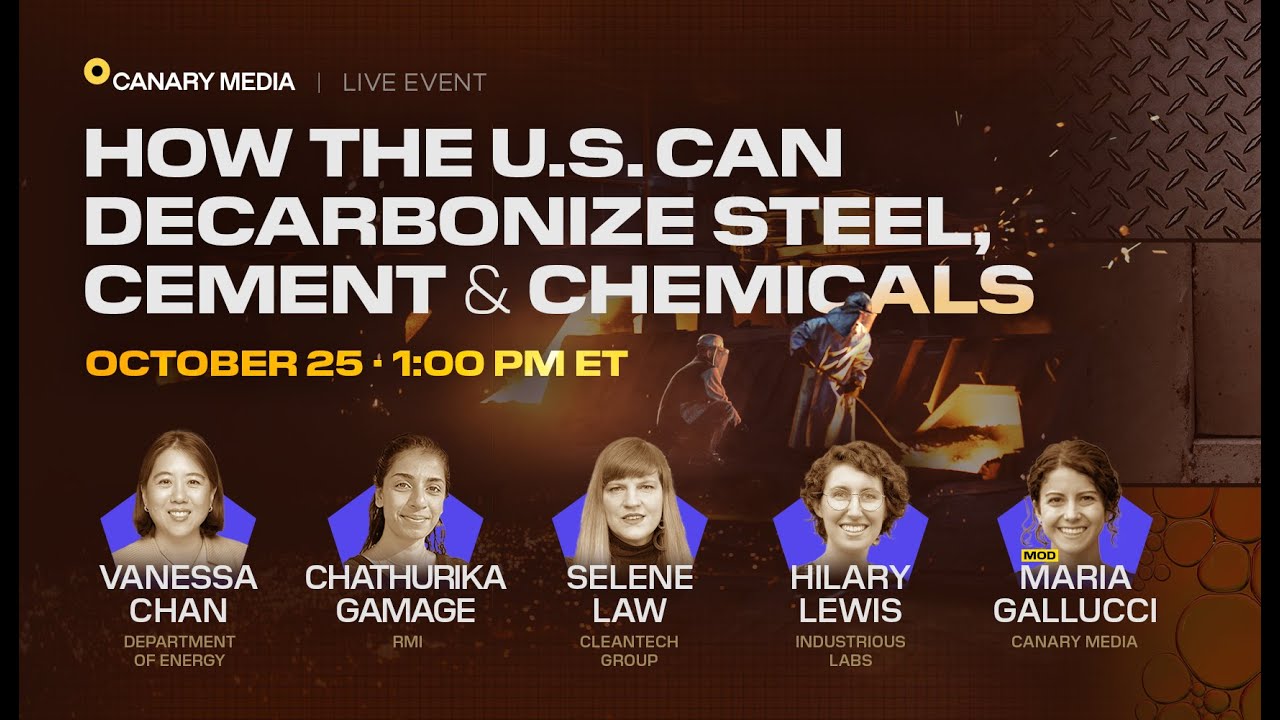 How the U.S. can decarbonize steel, cement, and chemicals