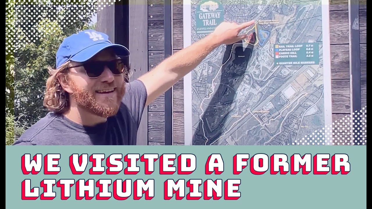 We visited a former lithium mine in North Carolina
