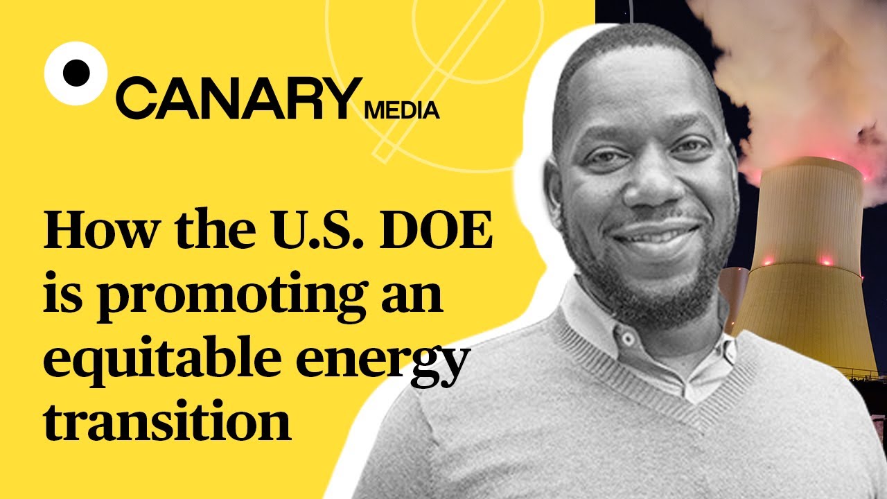 How the U.S. DOE is promoting an equitable energy transition. A conversation with Tony Reames.