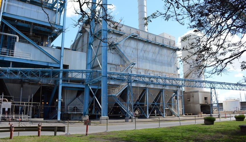 A large industrial facility