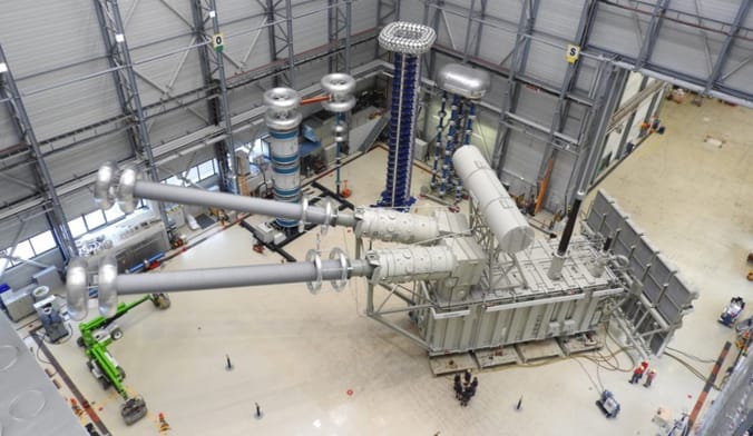 a large piece of gray metal industrial machinery