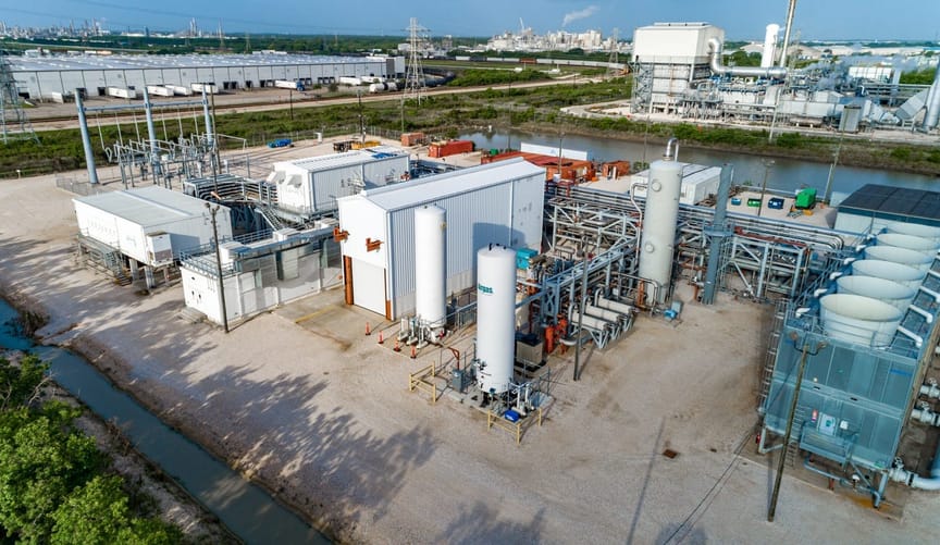 a large industrial site