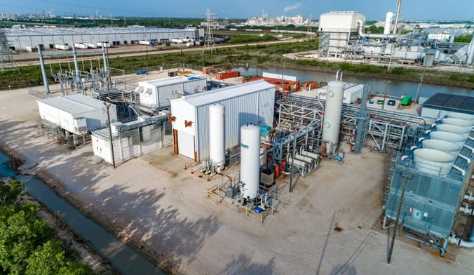 a large industrial site