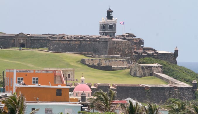 fort on a hill