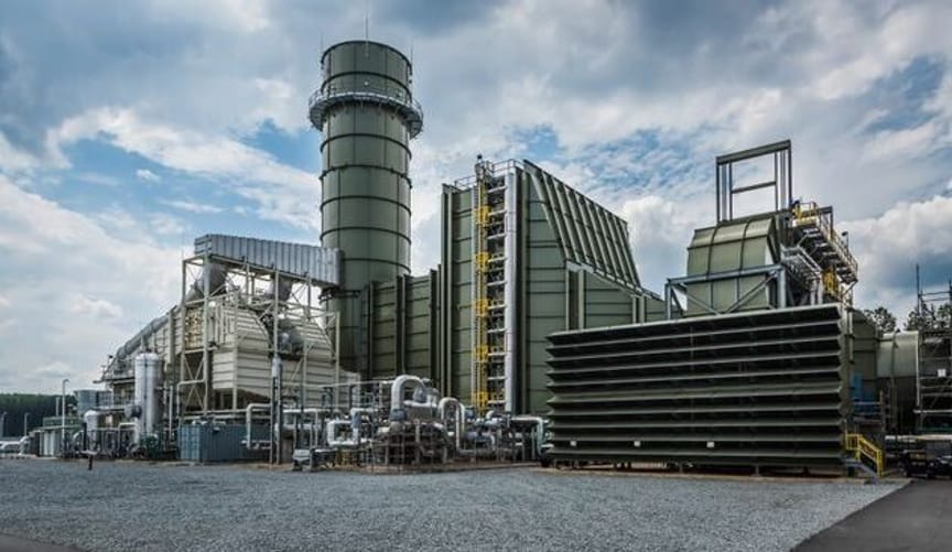 A large outdoor industrial site